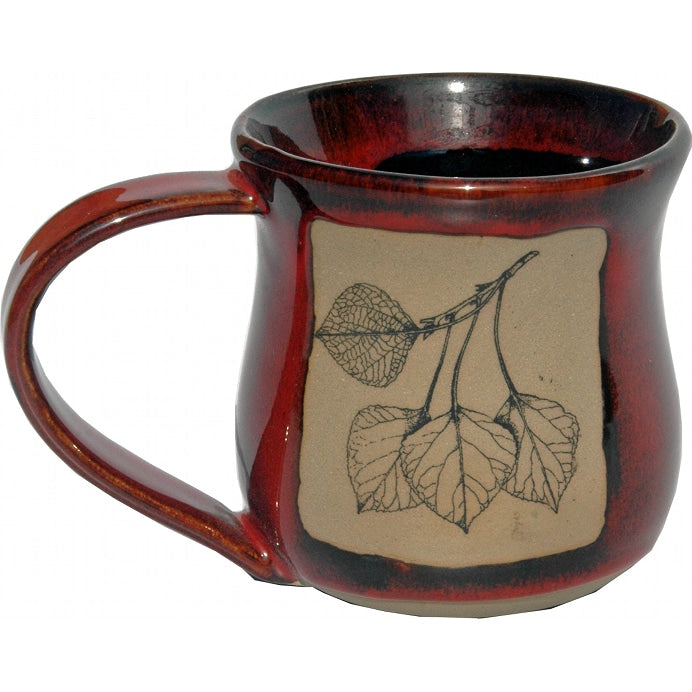 Aspen Leaf 14 Oz. Mug – Always Azul Pottery