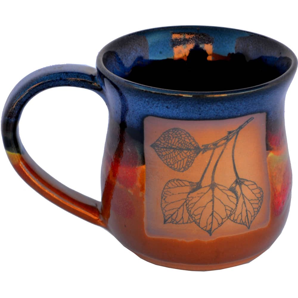 Aspen Leaf 14 Oz. Mug