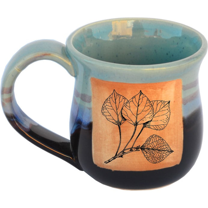 Aspen Leaf 14 Oz. Mug