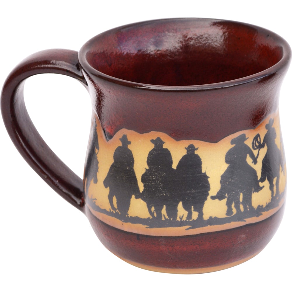 Cowboy Roundup 14 Oz. Mug – Always Azul Pottery