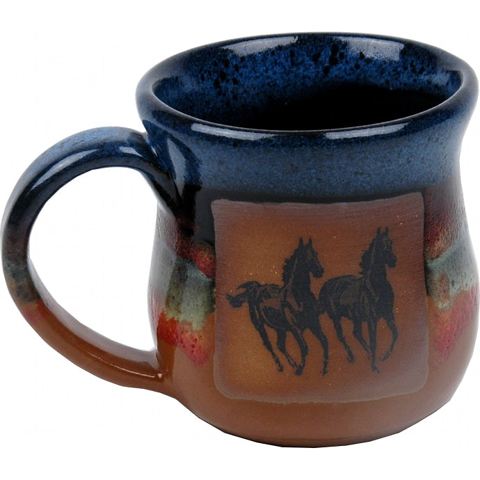 Double Running Horse 14 Oz. Mug