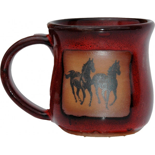 Double Running Horse 14 Oz. Mug