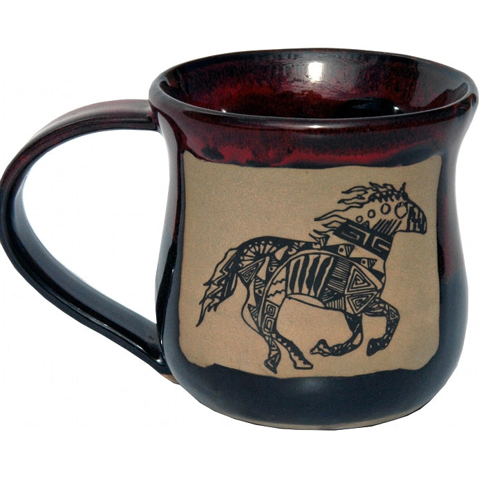Southwest Running Horse 14 Oz. Mug