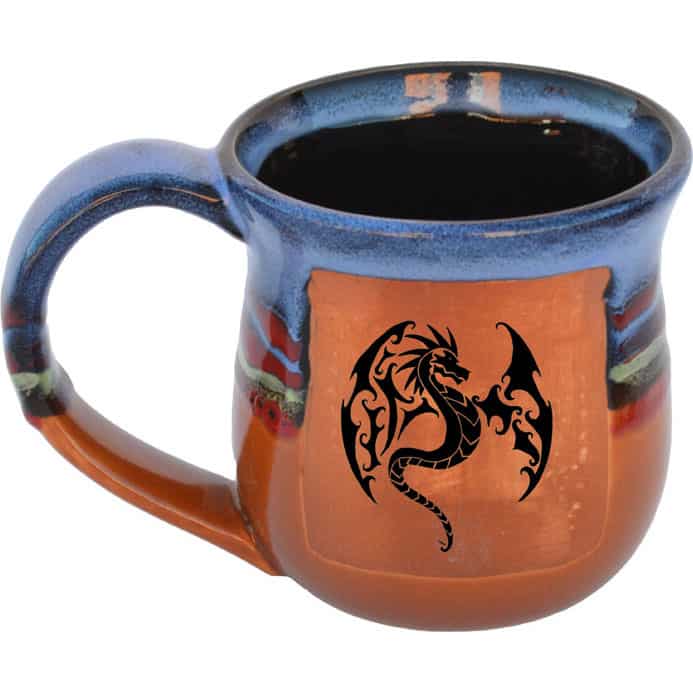 Tribal Winged Dragon 14 Oz. Mug
