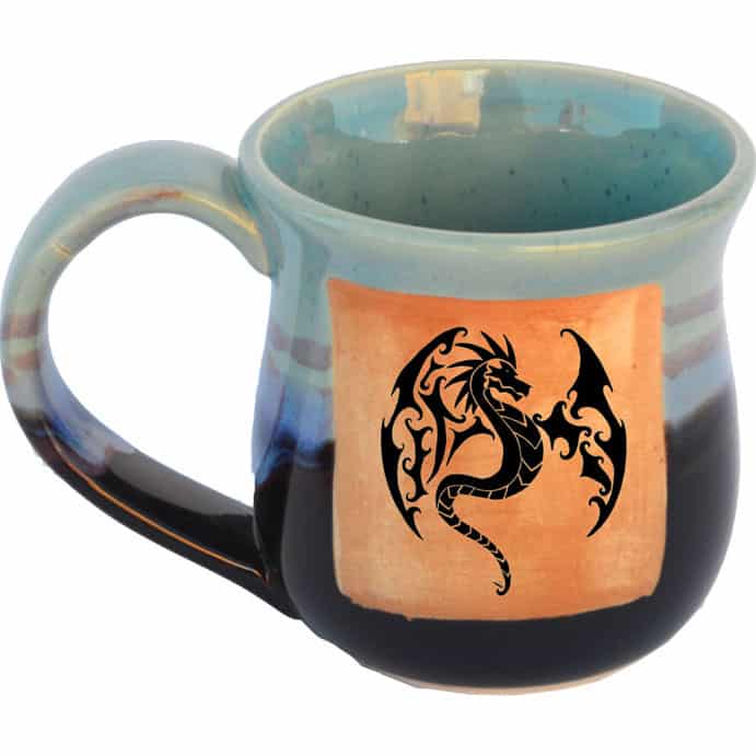 Tribal Winged Dragon 14 Oz. Mug