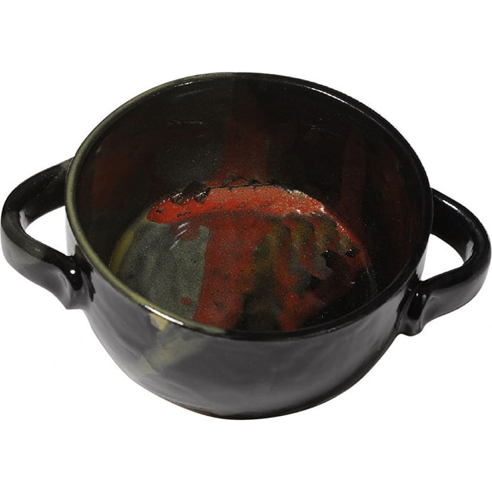 A Non-Pattern Glazed French Onion Soup Bowl