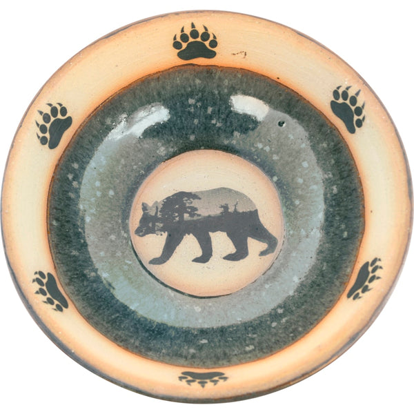 Mountain Scene Bear Soup Bowl