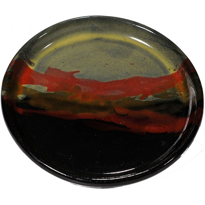 A Non-Pattern Glazed Dinner Plate