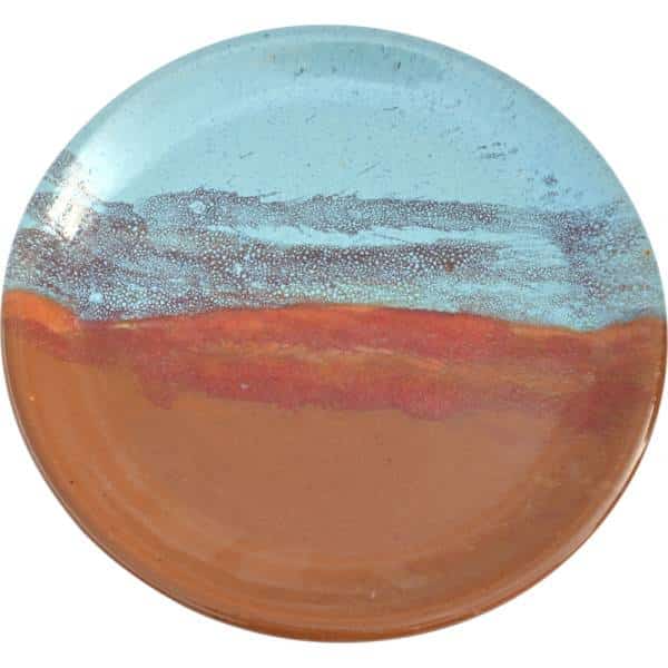 A Non-Pattern Glazed Dinner Plate