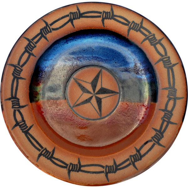 Barbed Texas Star Salad Plate