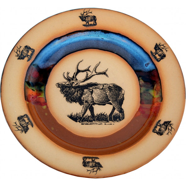 Centered Elk Dinner Plate