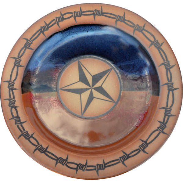 Barbed Texas Star Dinner Plate