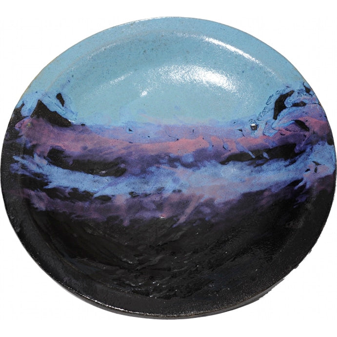 A Non-Pattern Glazed Large Round Platter