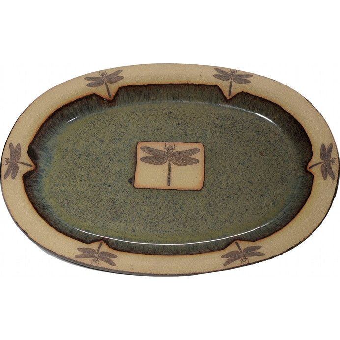 Dragonfly Large Oval Platter