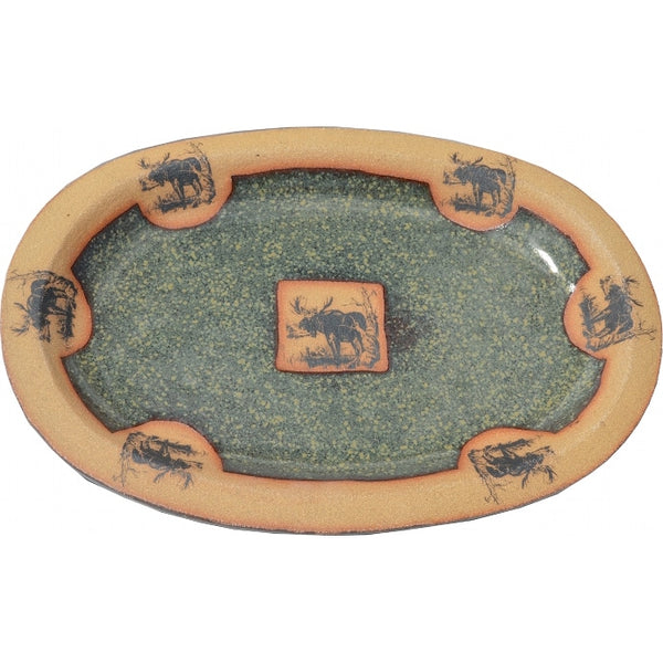 Moose Large Oval Platter