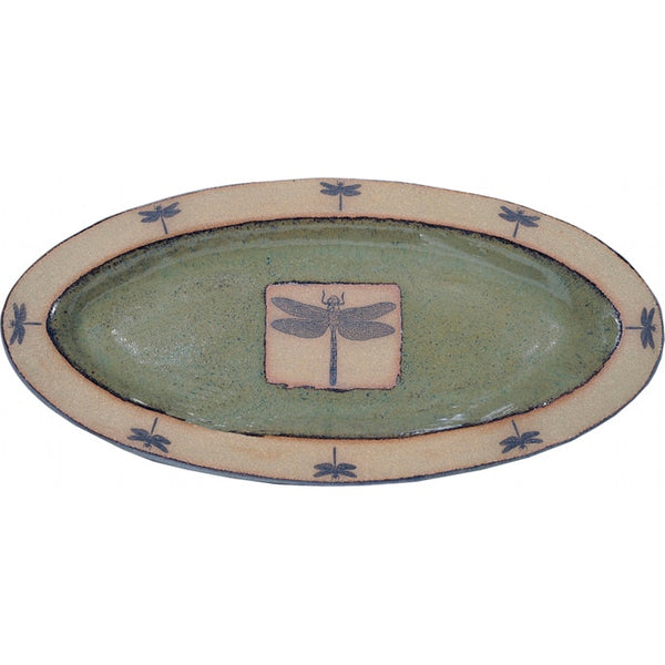 Dragonfly Slim Oval Platter