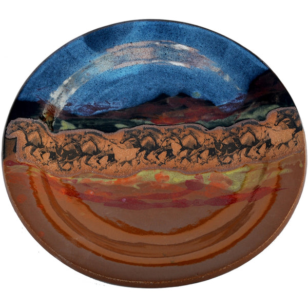 Wild Horses Small Round Platter