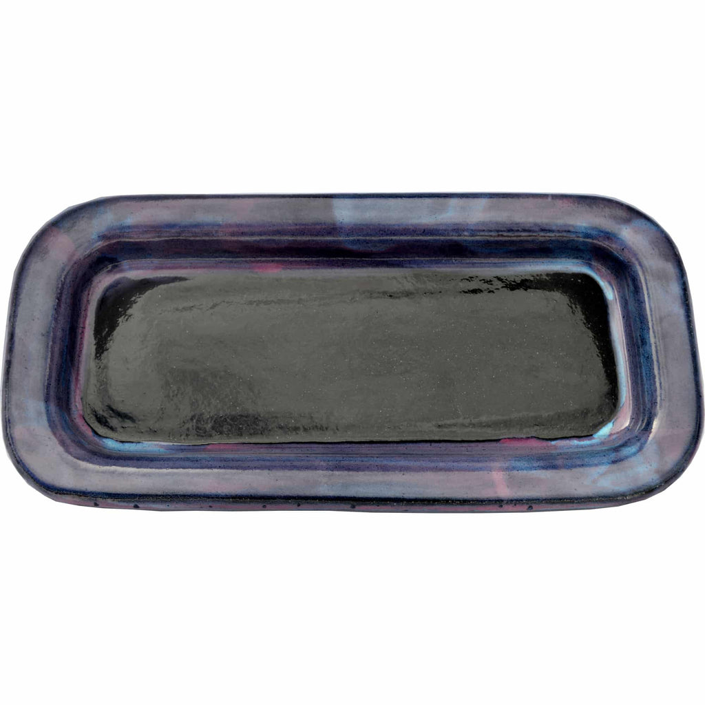 A Non-Pattern Glazed Slim Rectangular Platter