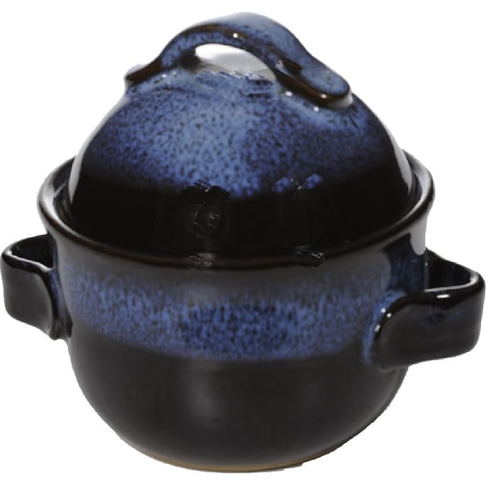 A Non-Pattern Glazed Honey Pot