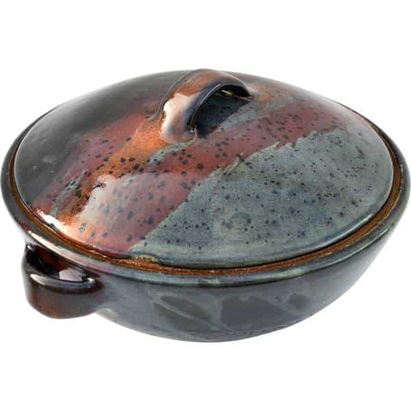 A Non-Pattern Glazed Casserole Dish
