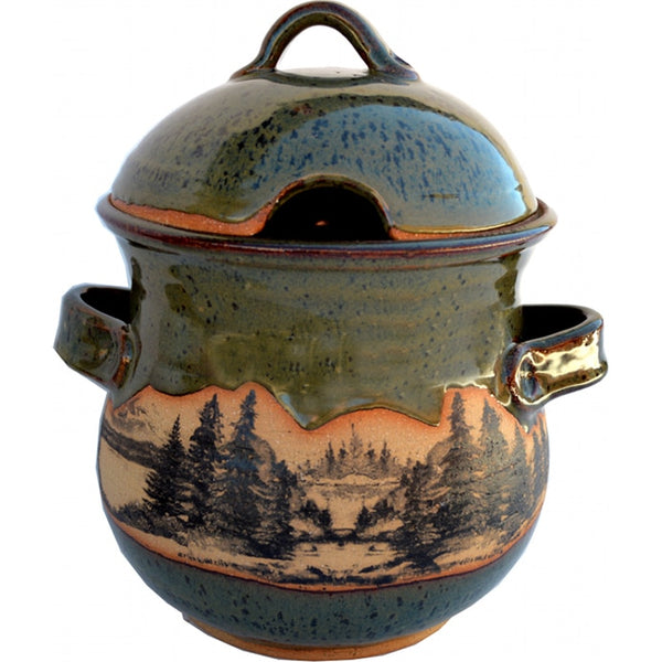 Mountain Scene Soup Tureen