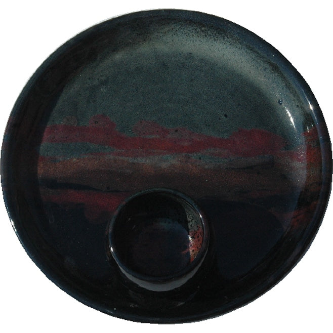 A Non-Pattern Glazed Party Plate Chip and Dip