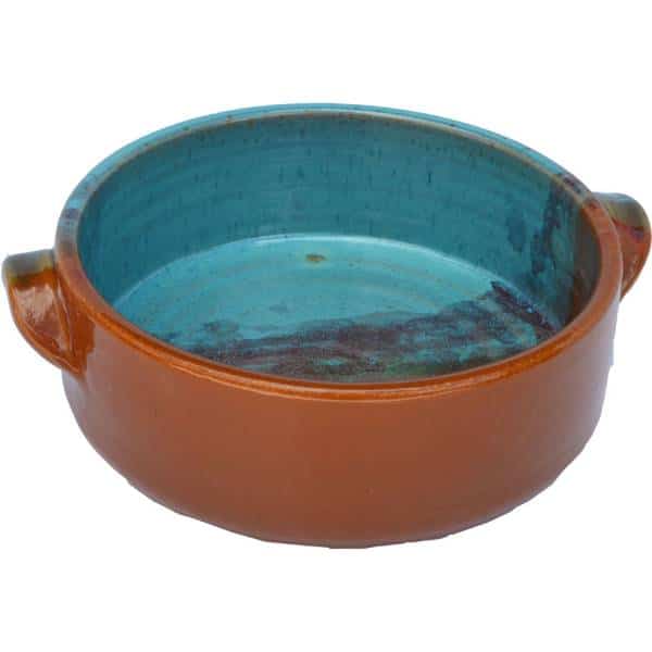 A Non-Pattern Glazed Set of Three Bakers