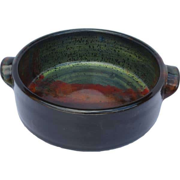 A Non-Pattern Glazed Set of Three Bakers