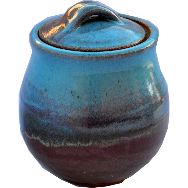 A Non-Pattern Glazed Small Canister