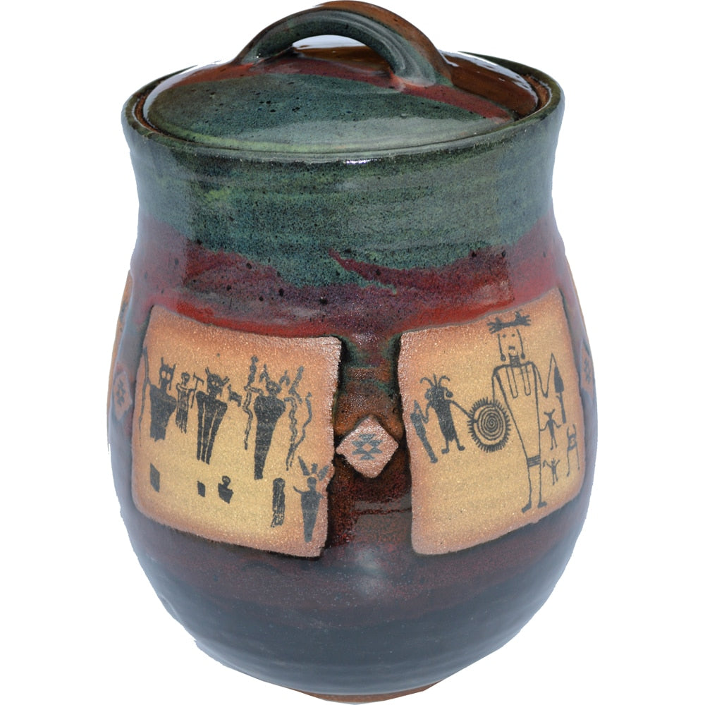 Set of Three La Fonda Canisters