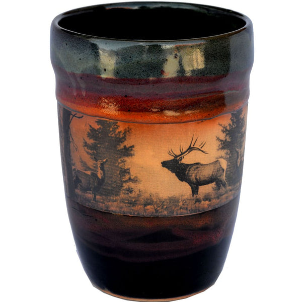 Forest Elk Utensil Holder