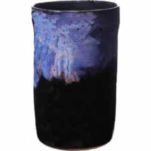 A Non-Pattern Glazed Utensil Holder