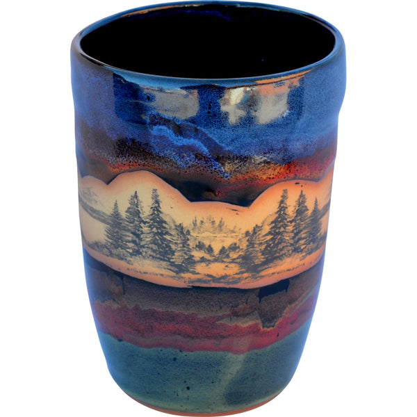 Mountain Scene Utensil Holder