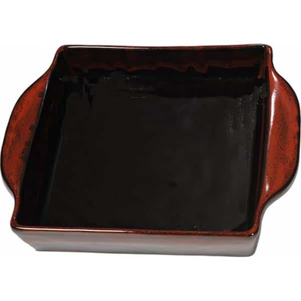 A Non-Pattern Glazed Brownie Pan