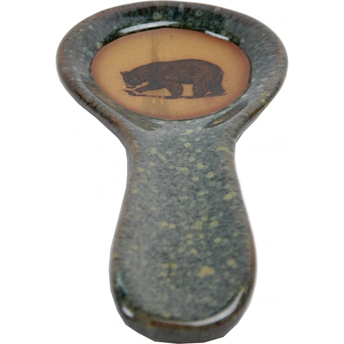Fishing Bear Spoon Rest
