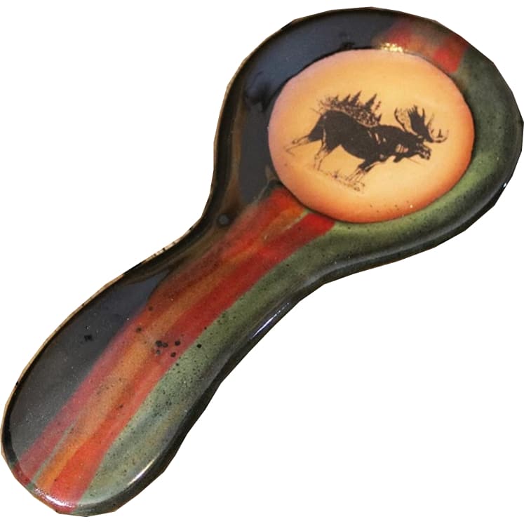 Moose 3 Spoon Rest