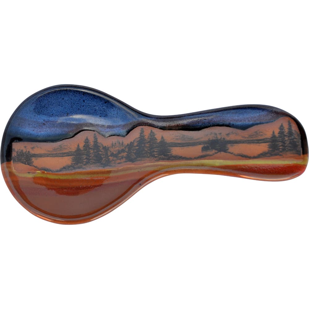 Mountain Scene Spoon Rest