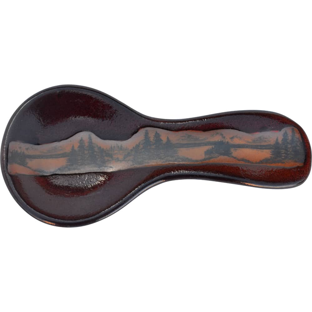Mountain Scene Spoon Rest