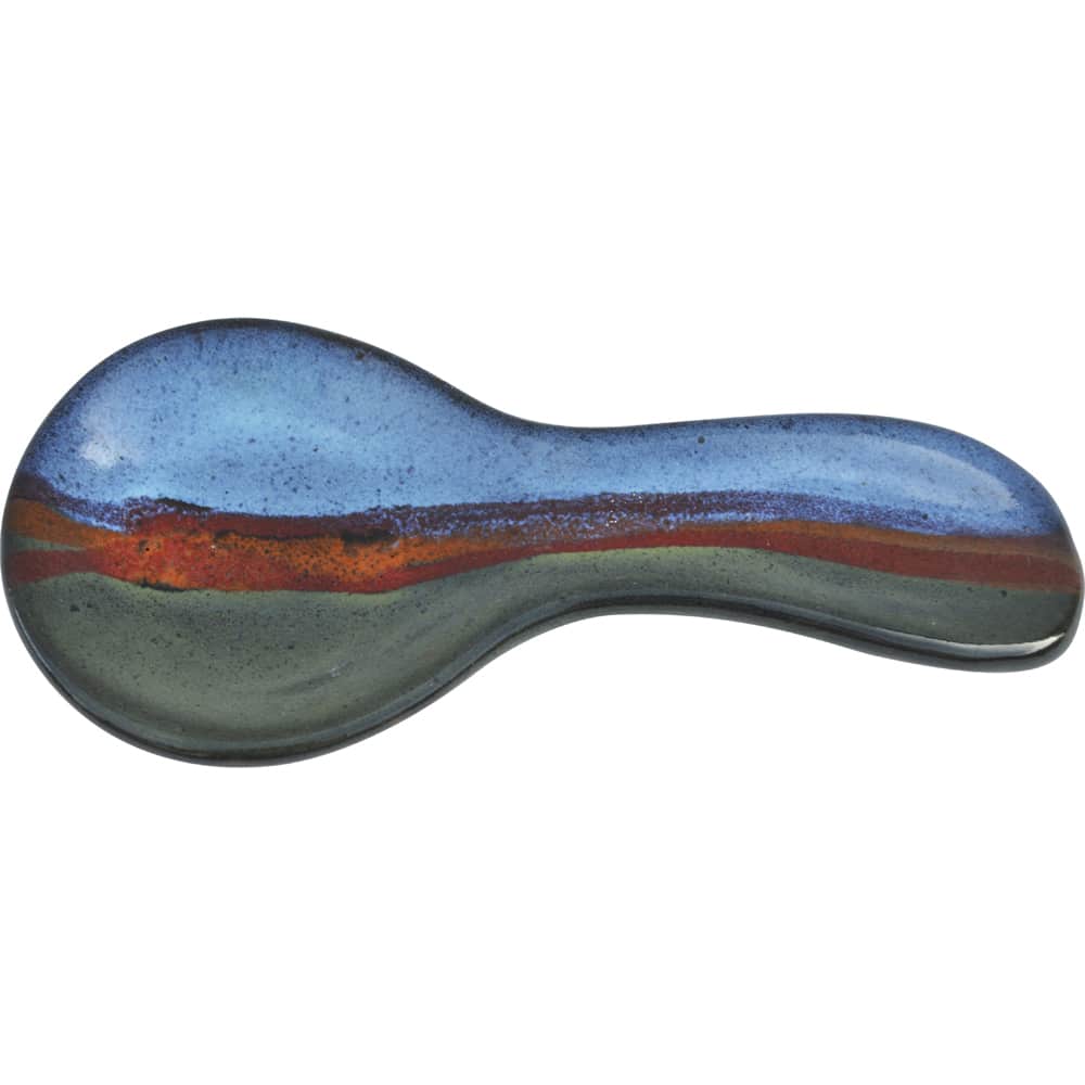 A Non-Pattern Glazed Spoon Rest