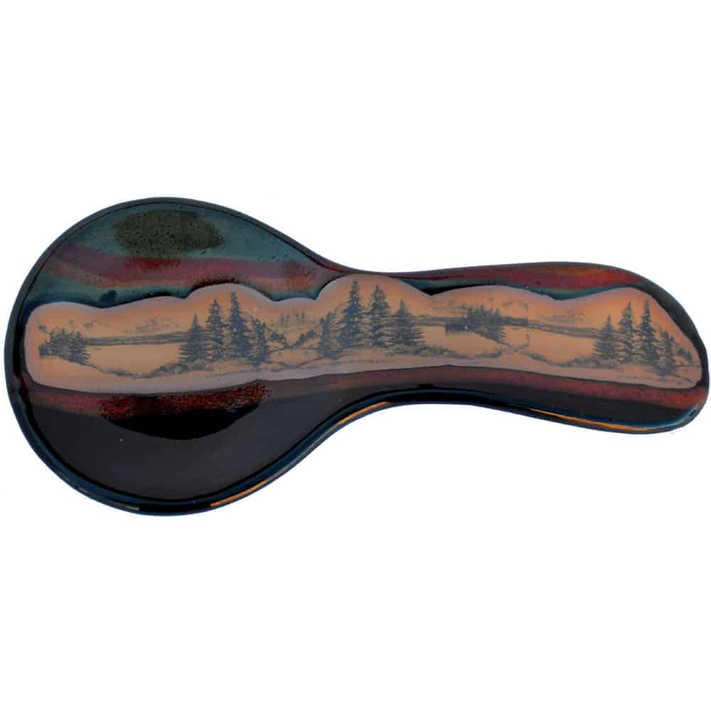 Mountain Scene Spoon Rest