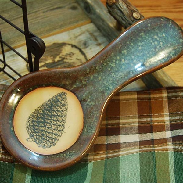 Pinecone 3 Spoon Rest