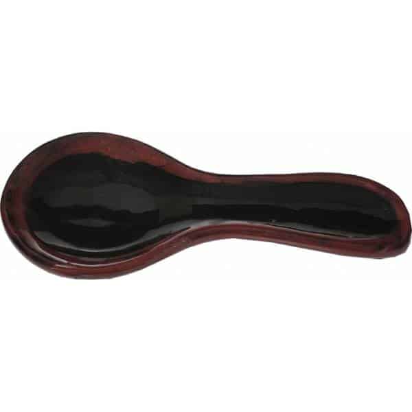 A Non-Pattern Glazed Spoon Rest