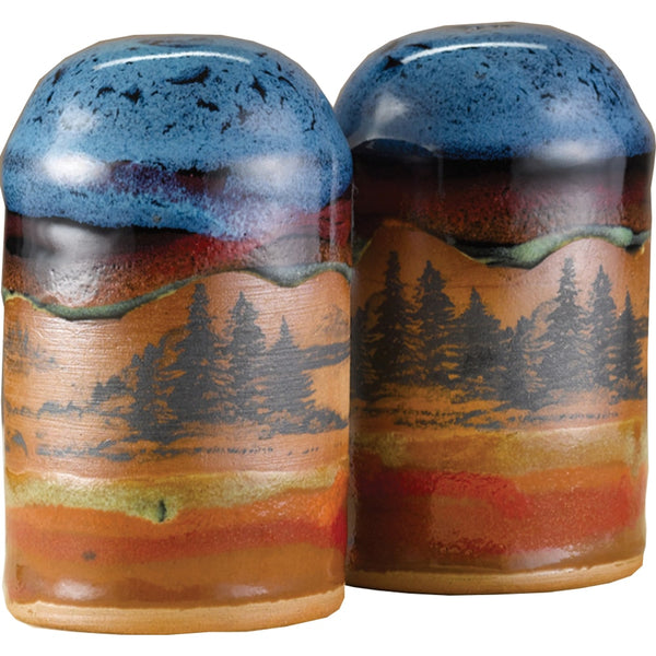 Mountain Scene Salt and Pepper Shakers