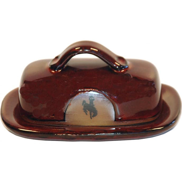 Bucking Bronco Butter Dish