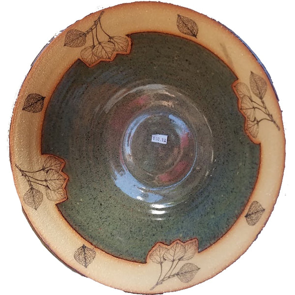 Large Aspen Leaf Serving Bowl