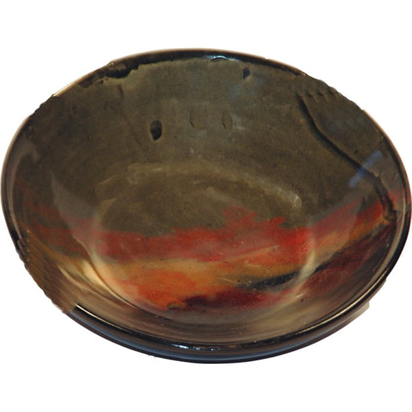 A Medium Non-Pattern Glazed Serving Bowl