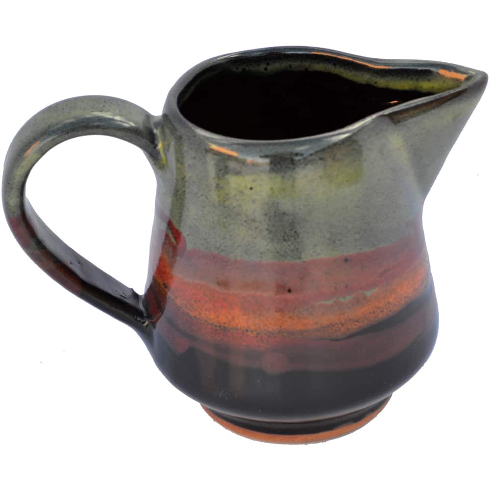 A Non-Pattern Glazed Gravy Pitcher