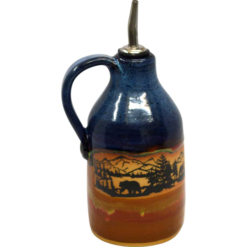 Bearwrap Oil Cruet with Handle and Spout