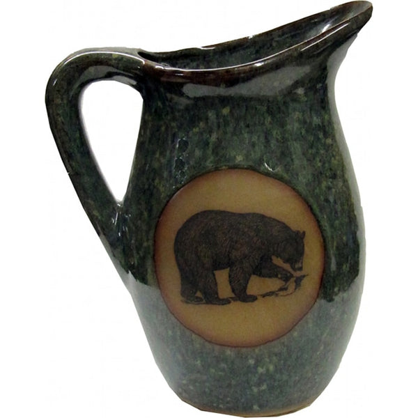 Fishing Bear Milk Pitcher