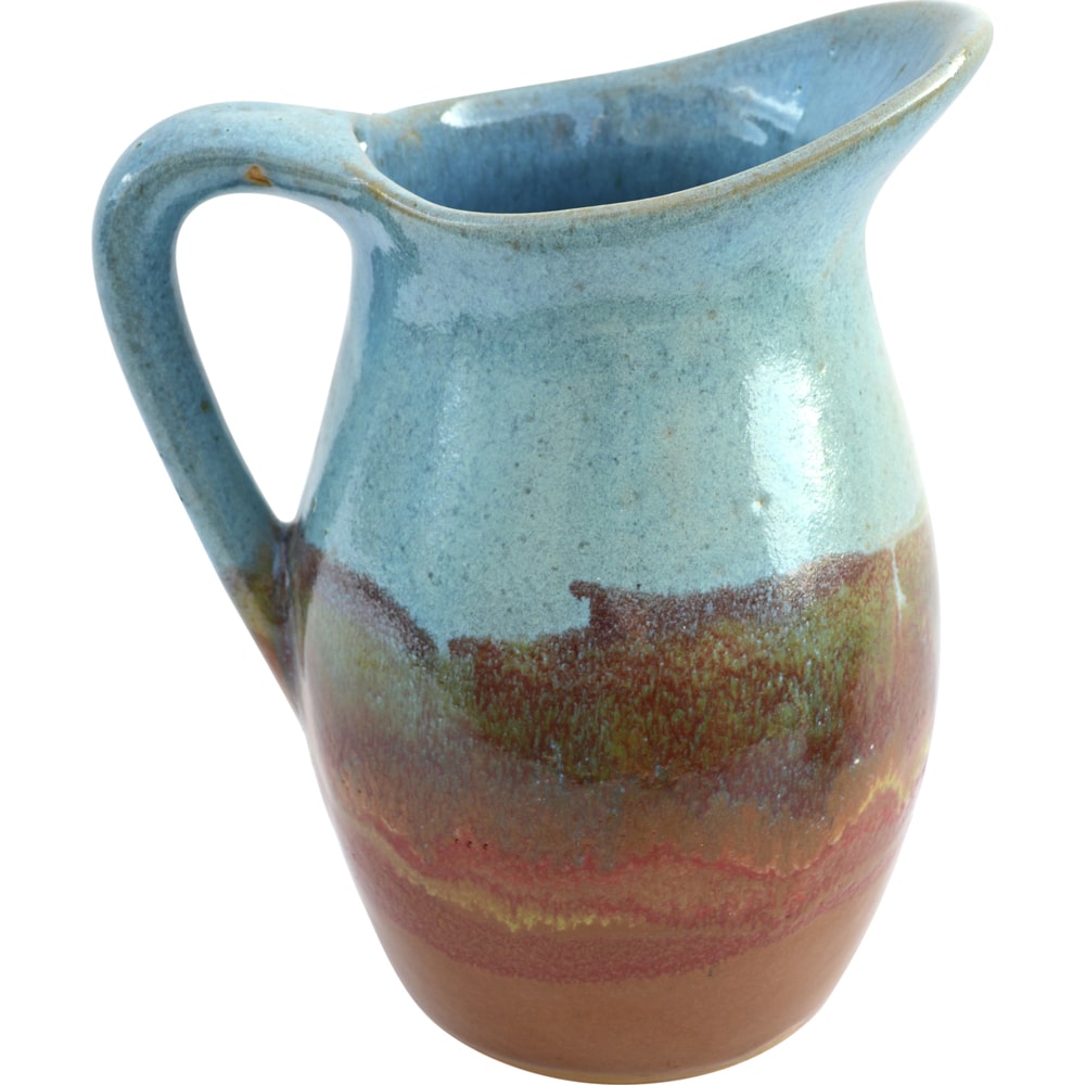 A Non-Pattern Glazed Milk Pitcher